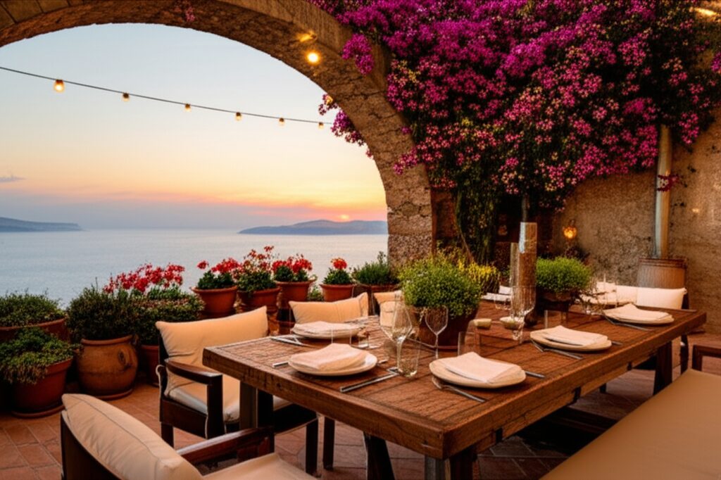 Terrace dining